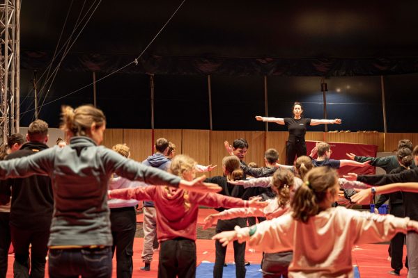 Association "Reves de Gosses" au CIAM avec des enfants en situation de handicap.